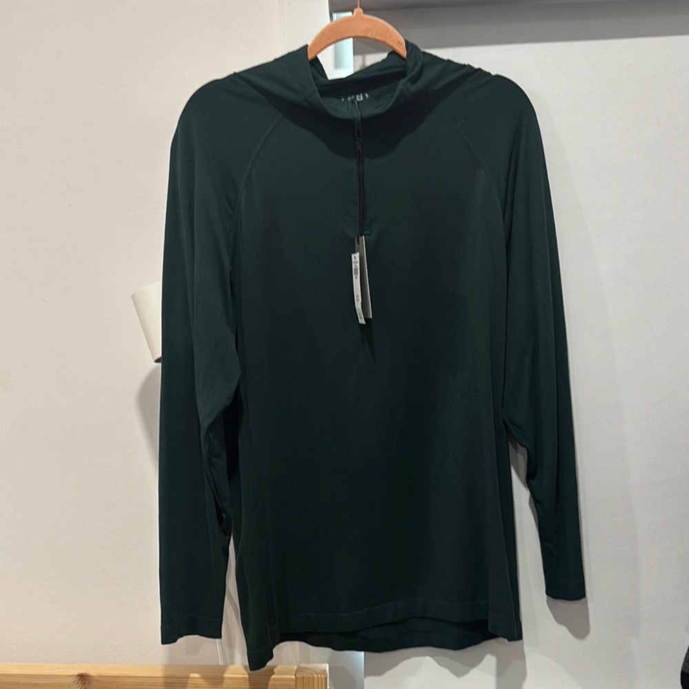 Abercrombie & Fitch Dark Green Long Sleeve Tee